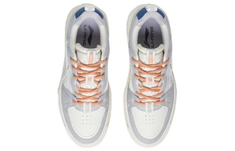 (WMNS) Li-Ning Xingchuan V2 Skate Shoes 'Grey White Orange' AGCT144-3 sold by KicksCrew