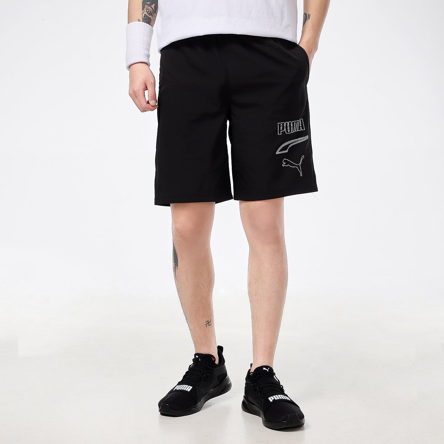 Puma Rebal Woven Shorts 'Black' 845583-51 sold by KicksCrew product image thumbnail 3