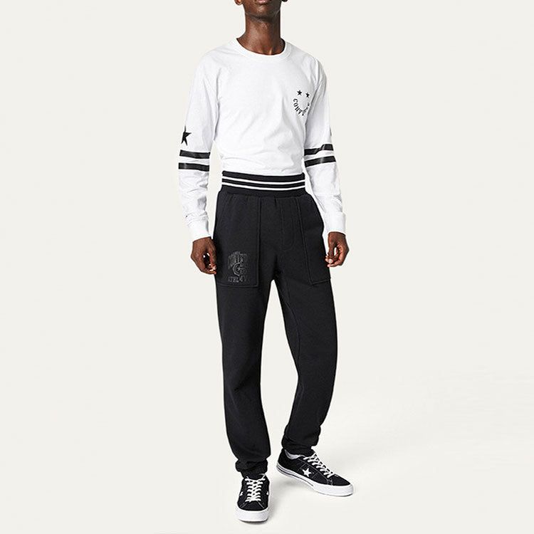 Converse Twisted Varsity Sweatpants 'Black' 10018340-A03 sold by KicksCrew product image thumbnail 5