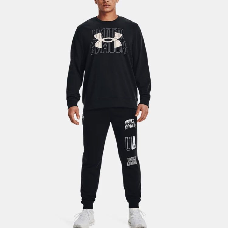 Under Armour Rival Terry Logo Crew Sweatshirt 'Black' 1370391-001 sold by KicksCrew product image thumbnail 3