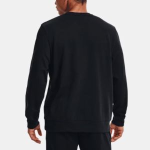 Under Armour Rival Terry Logo Crew Sweatshirt 'Black' 1370391-001 sold by KicksCrew