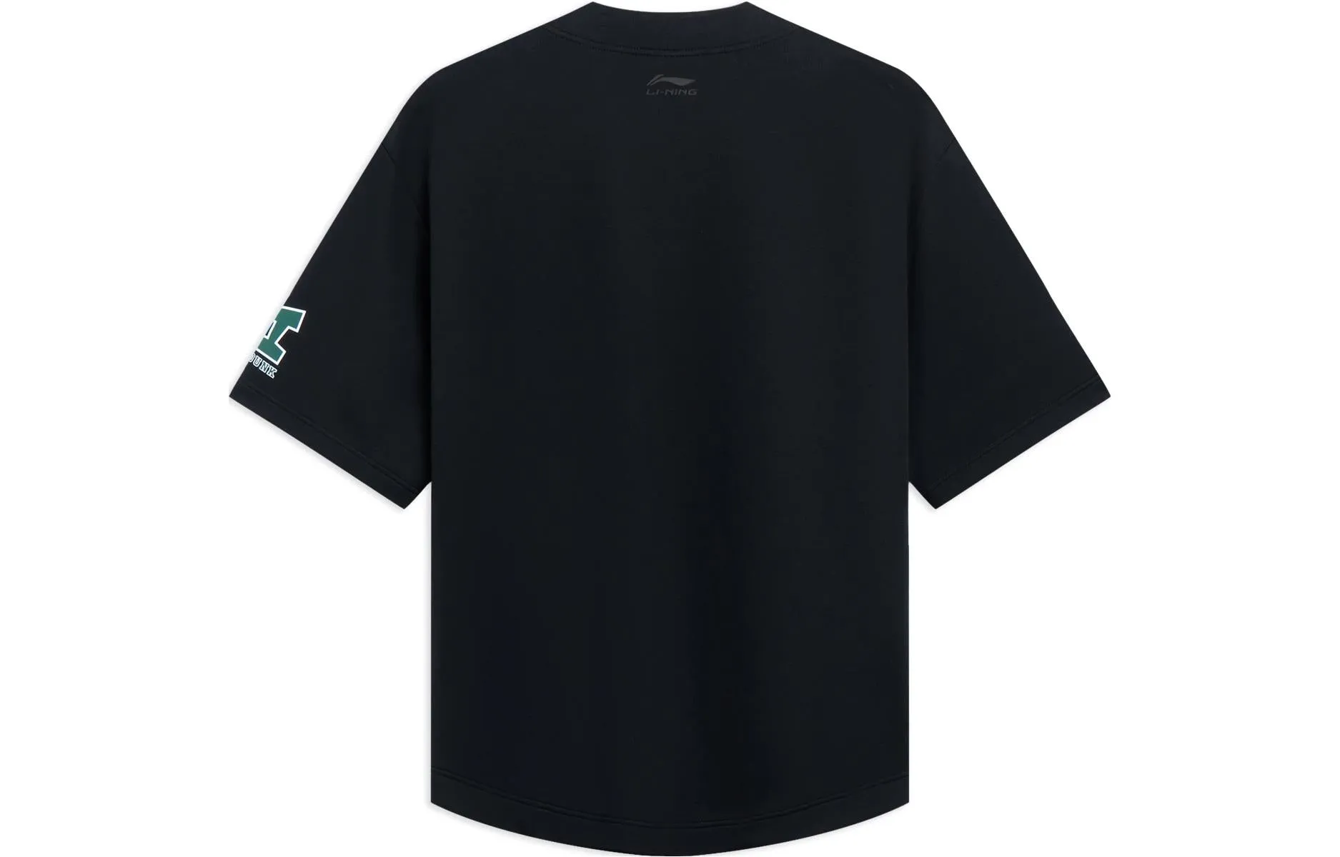 Li-Ning Hoops Graphic Loose Fit Shirt 'Black' AWDT547-1 sold by KicksCrew product image thumbnail 2