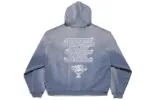 (WMNS) Balenciaga Snbn Hoodie 'Blue' 739024TQVE74108 sold by KicksCrew