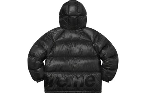 Supreme Hooded Down Jacket 'Black' SUP-FW20-258 sold by KicksCrew