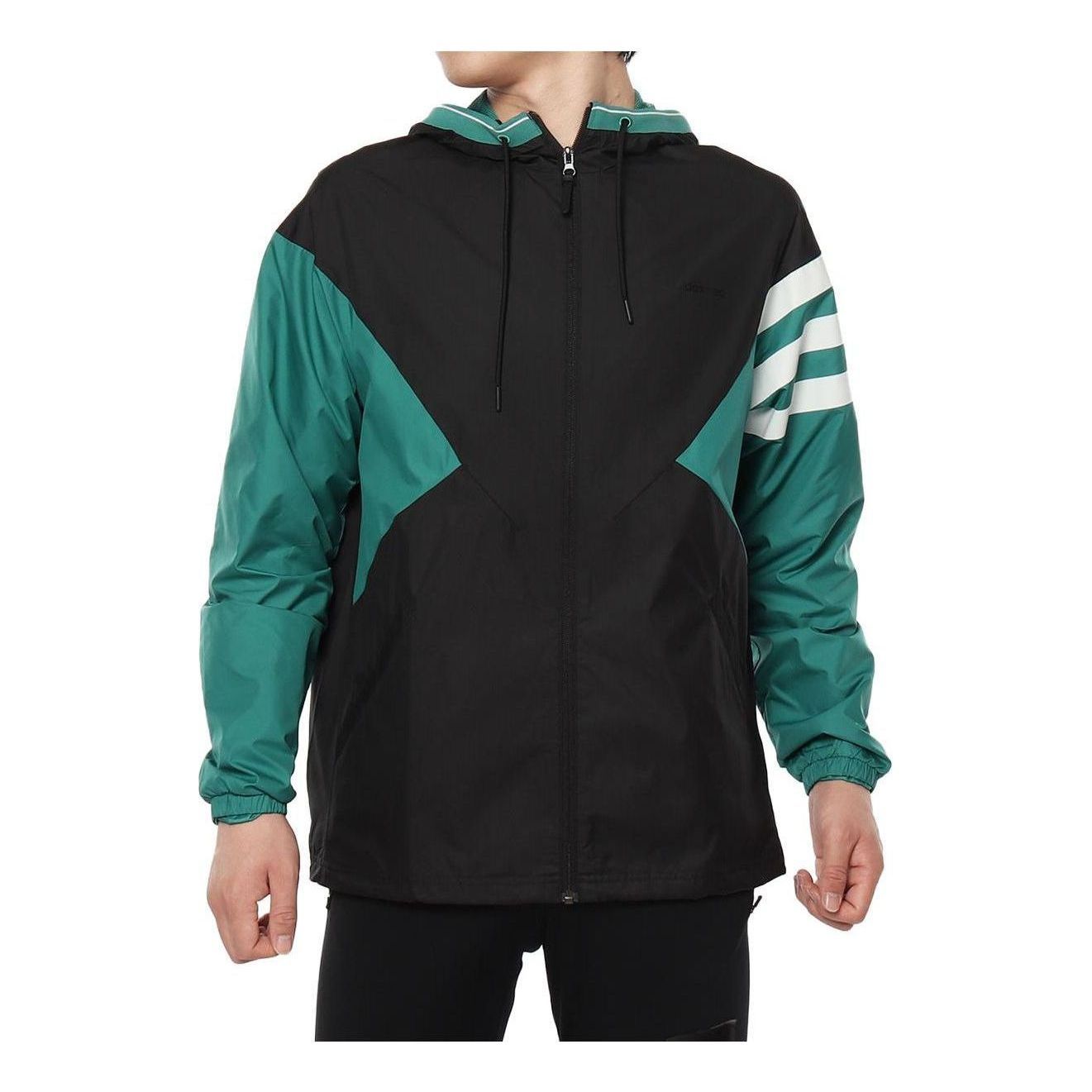 Adidas Neo M CS XIELD WB Sports Jacket 'Black Green' DW8098 sold by KicksCrew