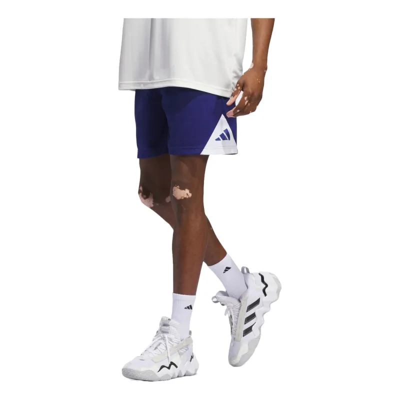 adidas Basketball Badge of Sport Shorts Asia Sizing 'Victory Blue' IR5537 sold by KicksCrew