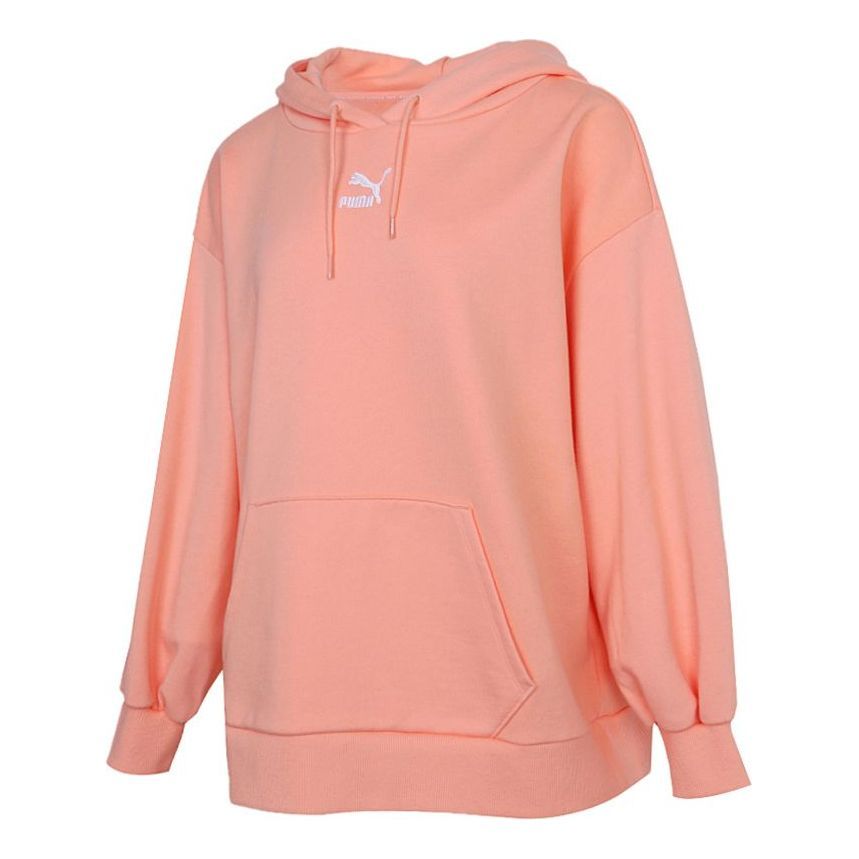 (WMNS) Puma Classics Oversized Hoodie 'Pink White' 532283-26 sold by KicksCrew