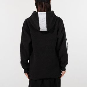 (WMNS) Puma Sherpa Hoodie 'Black White' 534985-01 sold by KicksCrew