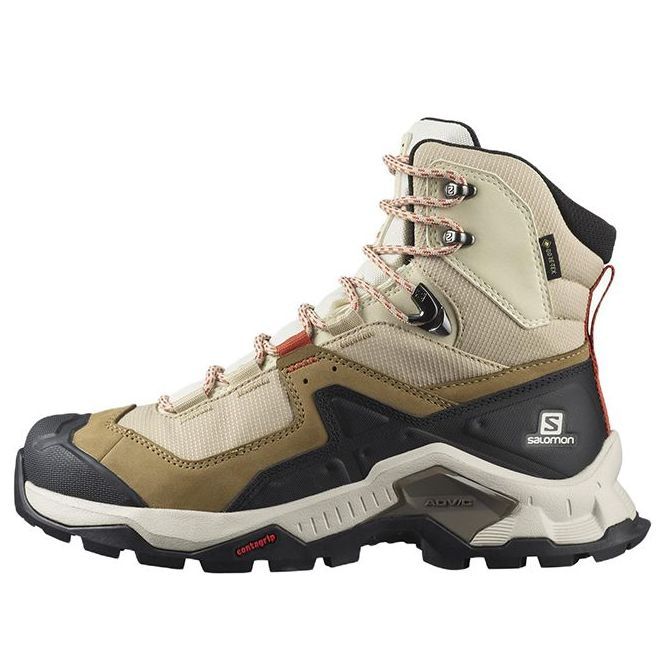 (WMNS) SALOMON Quest Element Gore-Tex 'Brown' 414575 sold by KicksCrew