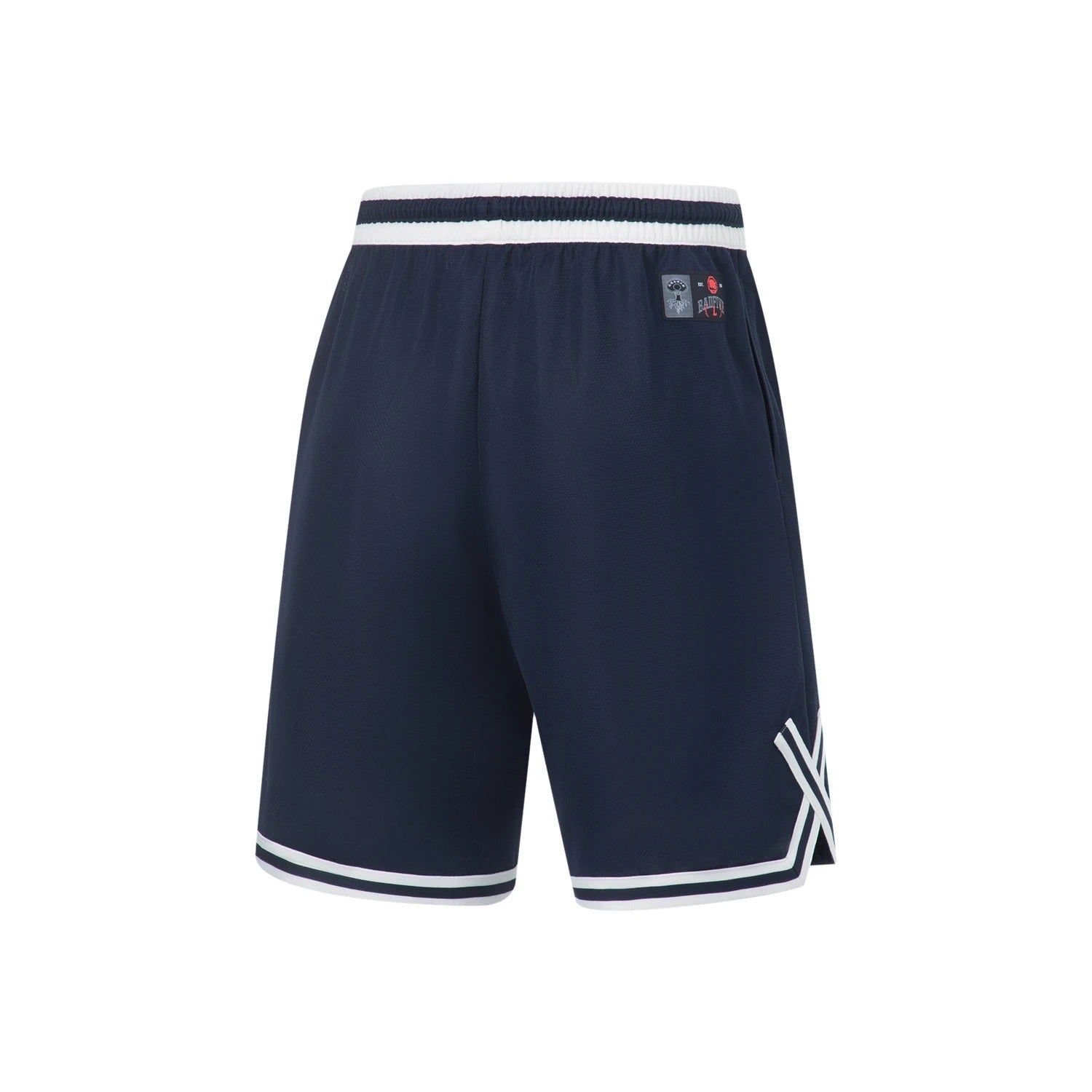 Li-Ning BadFive Basketball Competition Shorts 'Navy White' AAPT091-4 sold by KicksCrew product image thumbnail 2