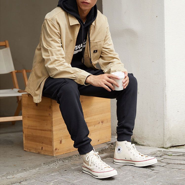Converse Washed Canvas Full Zip Work Shirt 'Nomad Khaki' 10022303-A01 sold by KicksCrew product image thumbnail 5