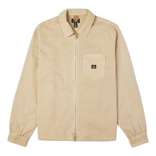 Converse Washed Canvas Full Zip Work Shirt 'Nomad Khaki' 10022303-A01 sold by KicksCrew