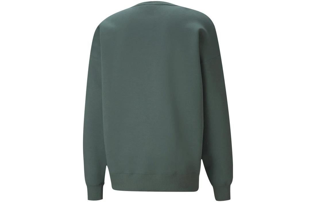 Puma Small Logo Crew Neck Sweatshirt ' Green' 534365-68 sold by KicksCrew product image thumbnail 2