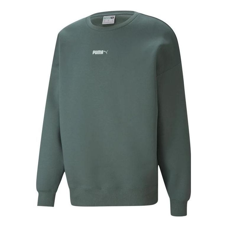 Puma Small Logo Crew Neck Sweatshirt ' Green' 534365-68 sold by KicksCrew