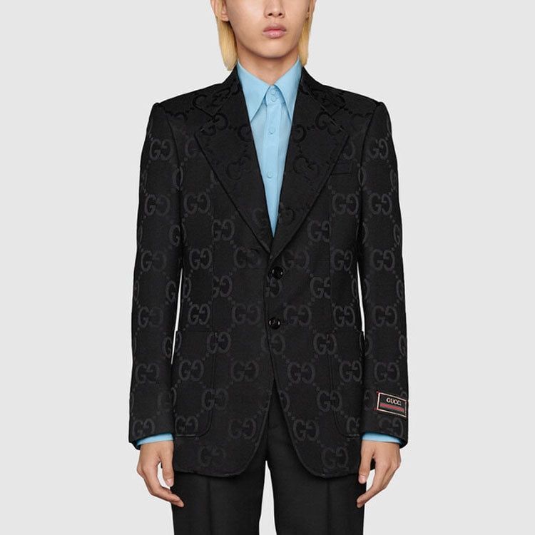 Gucci Jumbo GG Canvas Jacket 'Black' 680759-ZAHT6-1000 sold by KicksCrew product image thumbnail 3