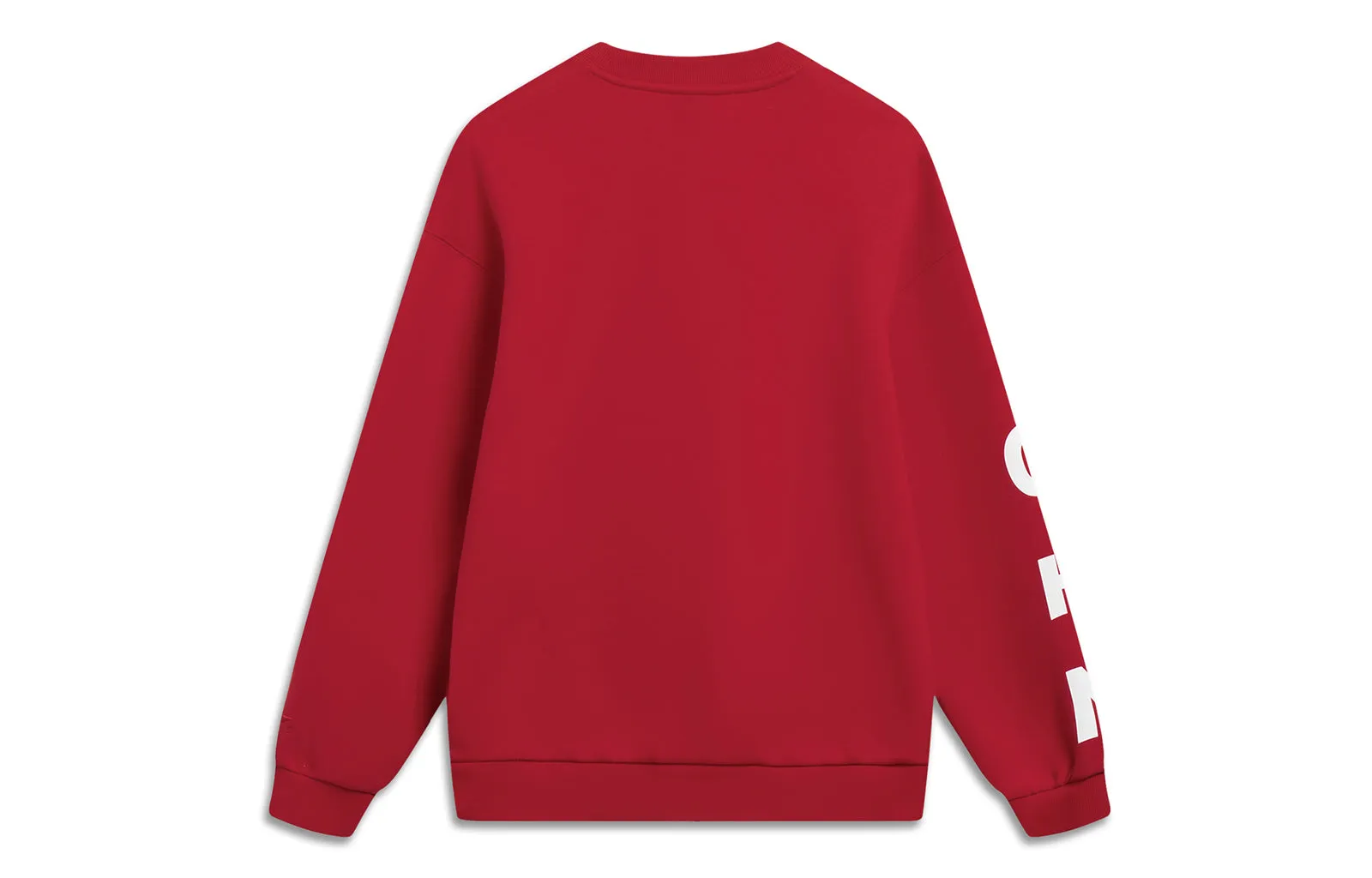 Li-Ning Embroidered Logo Sweatshirt 'Red' AWDT575-3 sold by KicksCrew product image thumbnail 2