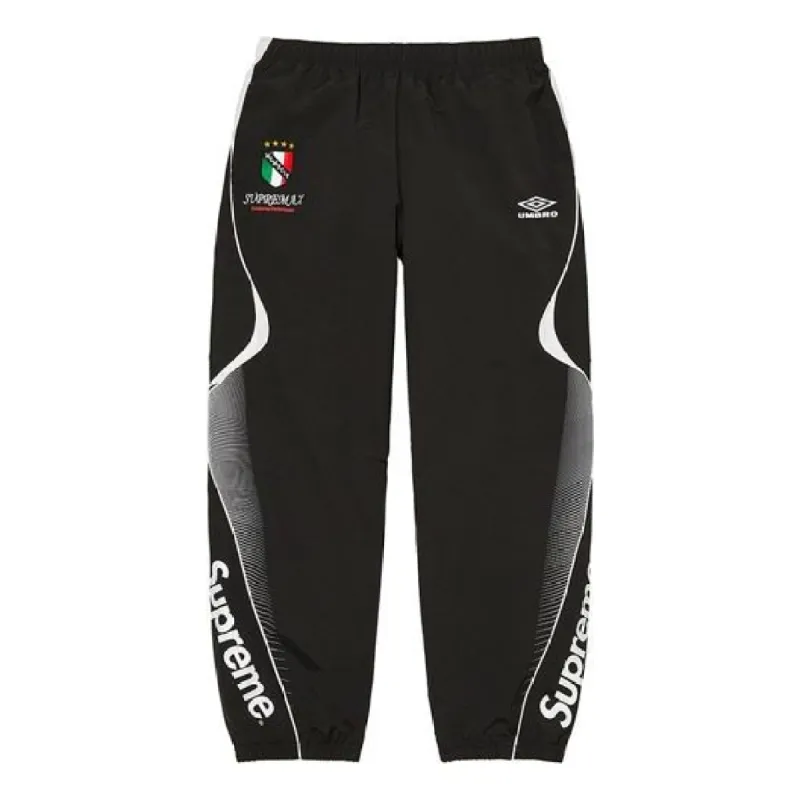Supreme x Umbro Track Pants 'Black White' SUP-SS22-710 sold by KicksCrew