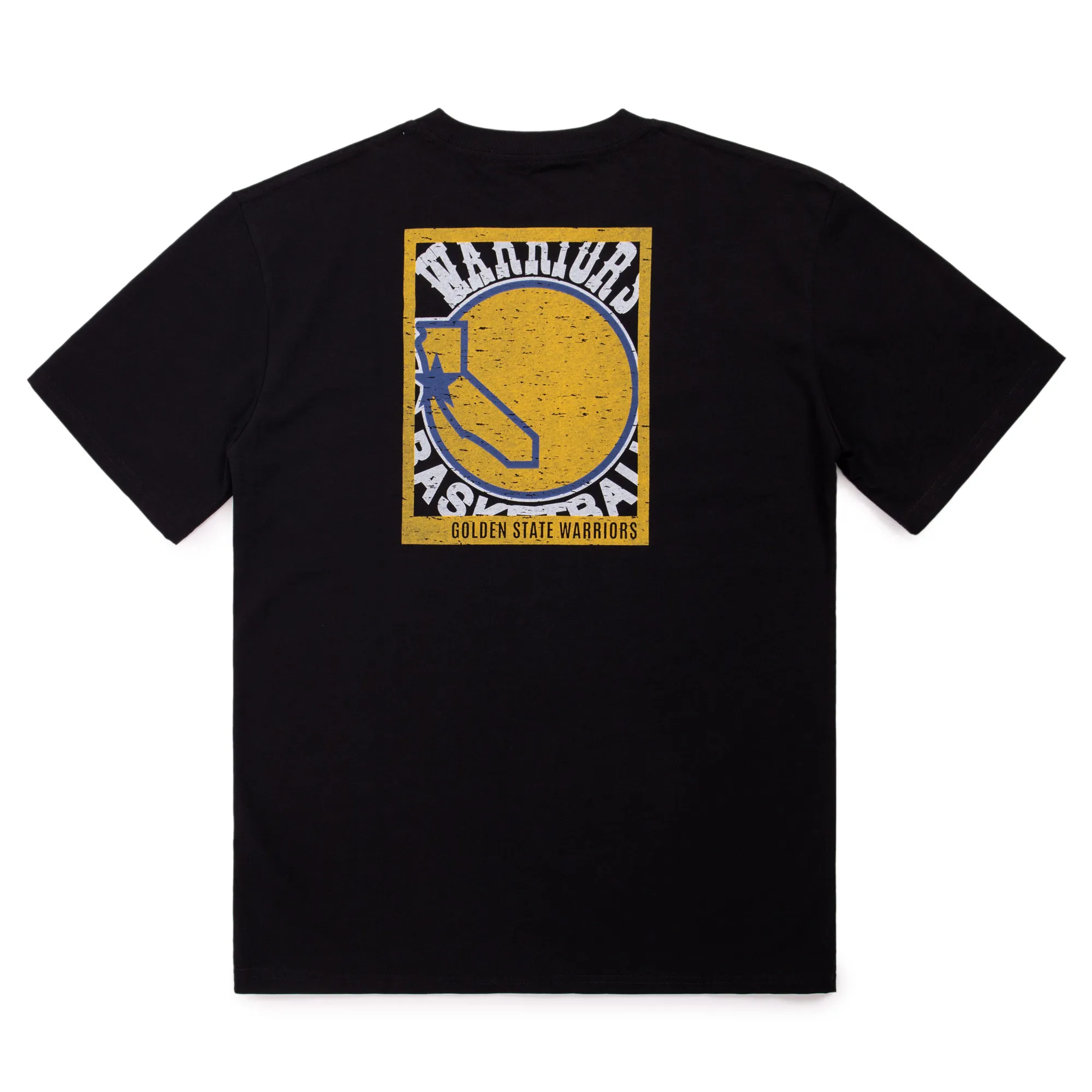 Mitchell & Ness NBA Big Box Golden State Warriors T-Shirt 'Black' MNTS041GSW sold by KicksCrew product image thumbnail 2