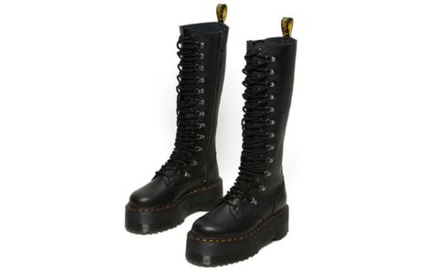 (WMNS) Dr.Martens 1B60 Max Hardware Leather Extra High Boots 'Black' 26899001 sold by KicksCrew