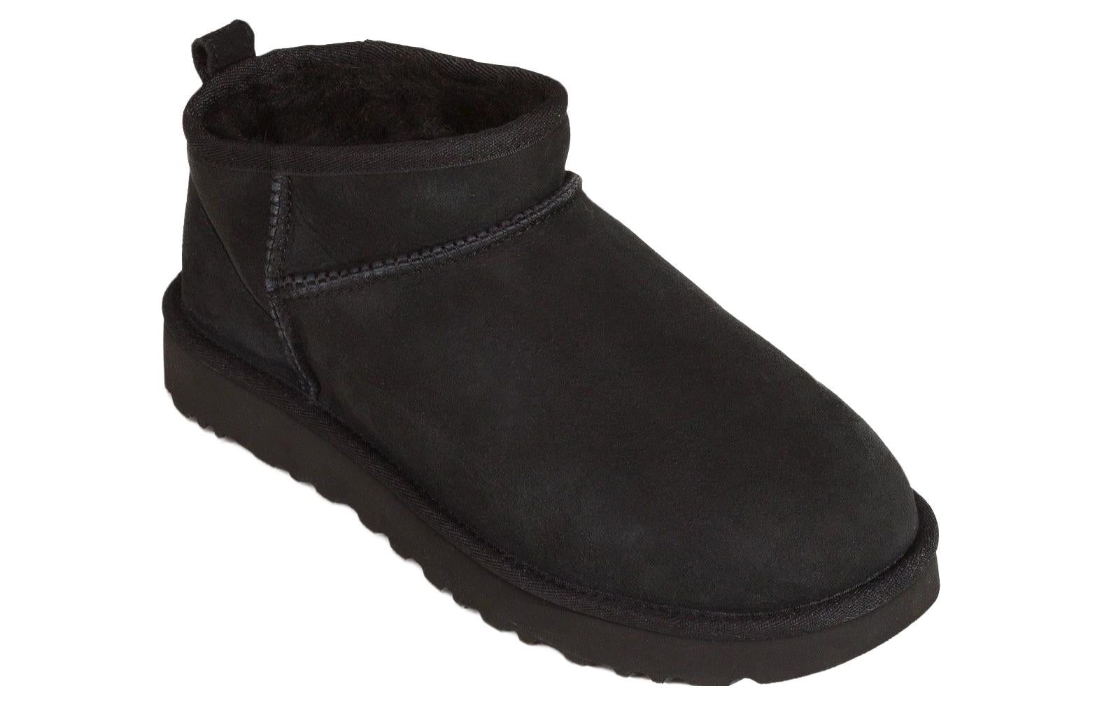 (WMNS) UGG Classic Ultra Mini Fleece Lined Brown 'Black' 1116109Y-BLK sold by KicksCrew product image thumbnail 2