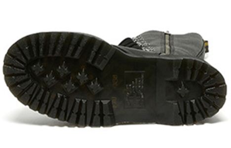 (WMNS) Dr.Martens 1B60 Max Hardware Leather Extra High Boots 'Black' 26899001 sold by KicksCrew