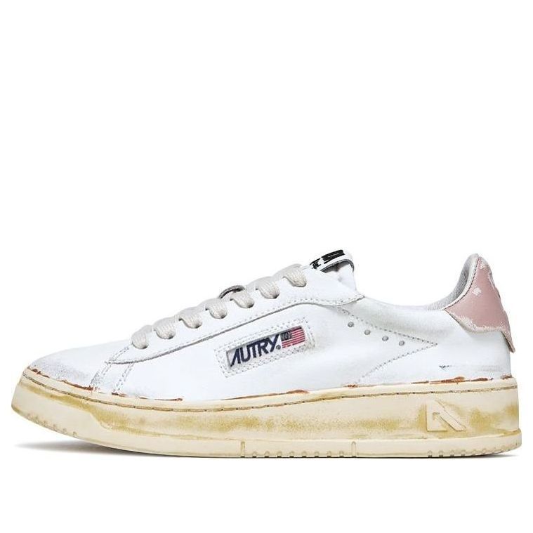 (WMNS) Autry Medalist Low Leather Sneakers 'White Pedal Pink' DVLW-GF06 sold by KicksCrew