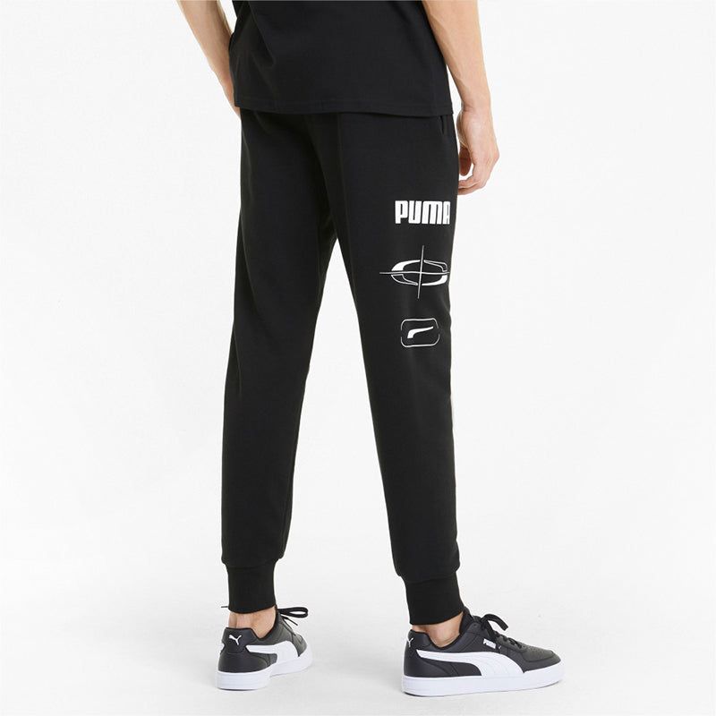 Puma Rebel Sweatpants 'Black White' 588877-01 sold by KicksCrew product image thumbnail 5