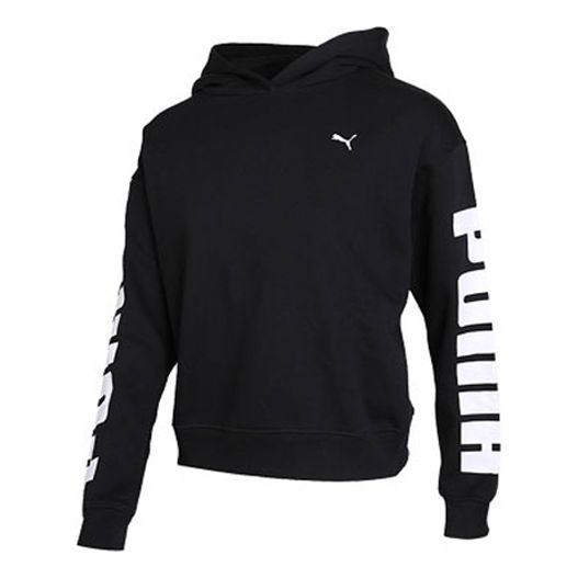 (WMNS) Puma Rebel Full Zip Hoodie 'Black' 581629-01 sold by KicksCrew