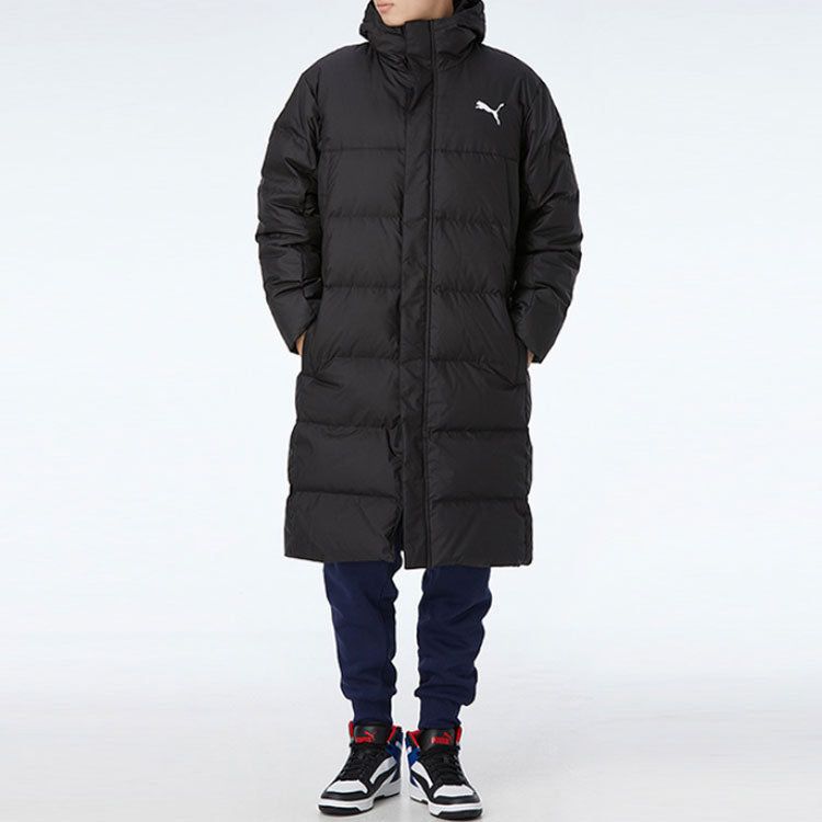 Puma Long Oversized Down Jacket 'Black White' 585403-01 sold by KicksCrew product image thumbnail 3