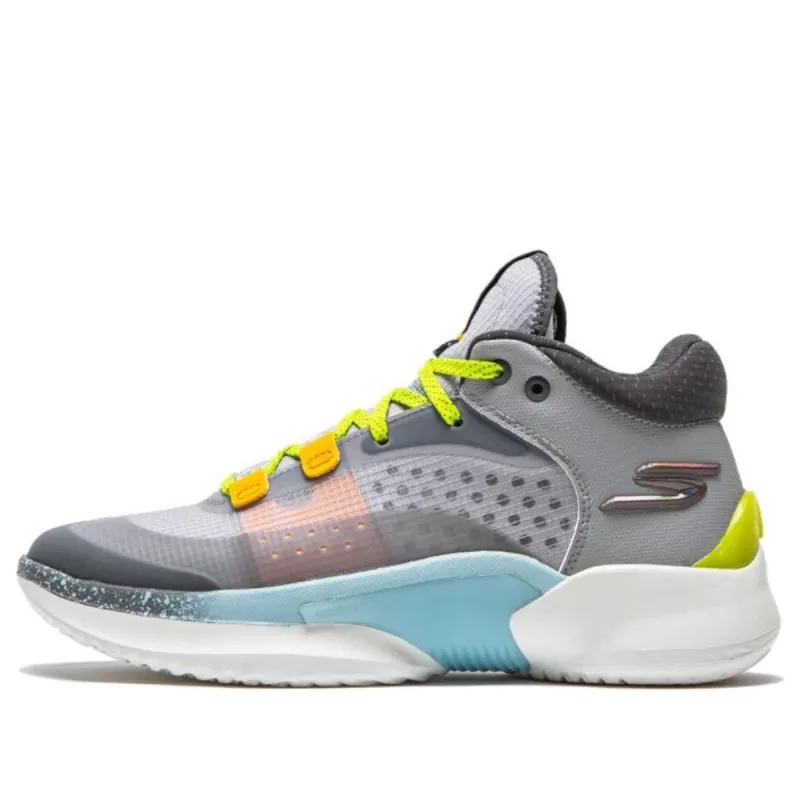 Skechers SKX Resagrip 'Grey Yellow' 253005-GRYL sold by KicksCrew