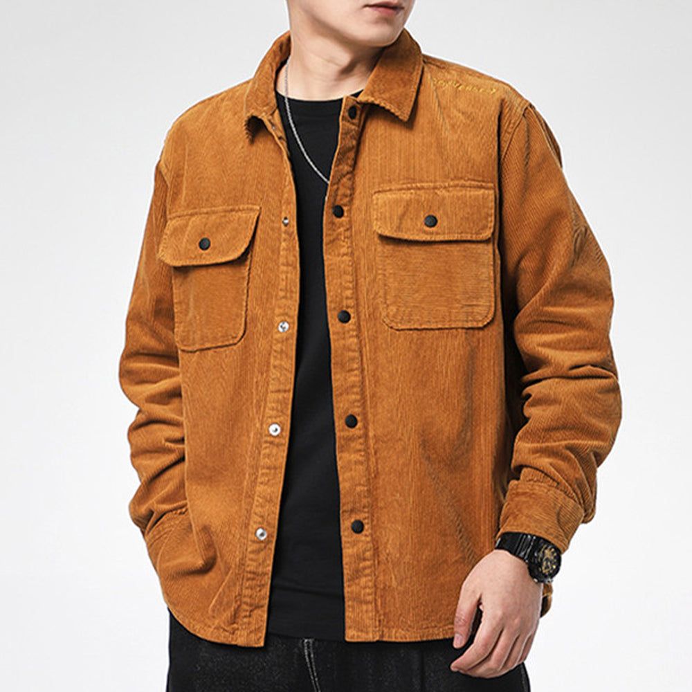 Converse Overhead Shirt Jacket 'Brown' 10019954-A10 sold by KicksCrew product image thumbnail 3