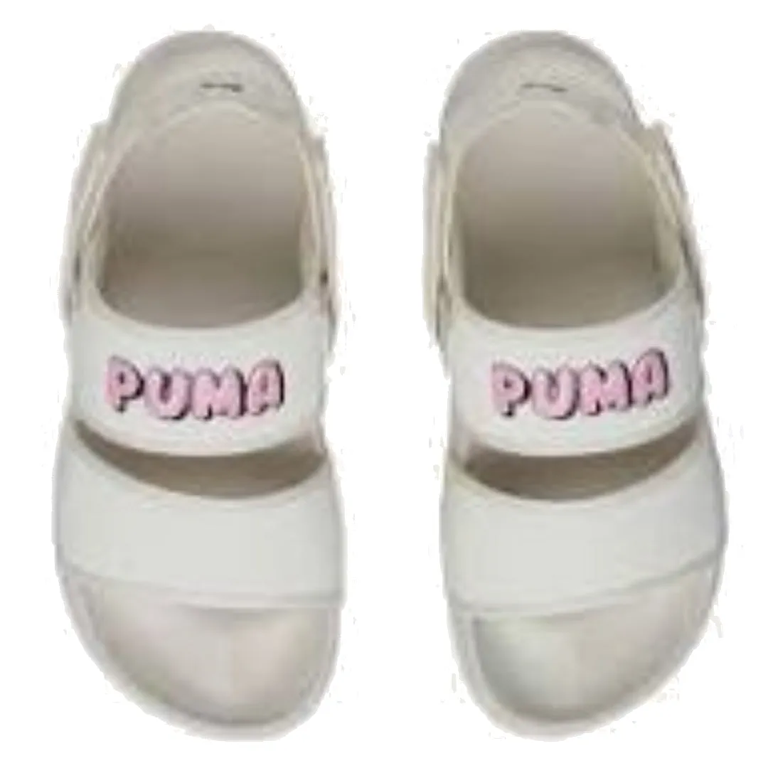 (WMNS) PUMA Beach Sandals 'White Pink' 387246-01 sold by KicksCrew product image thumbnail 2