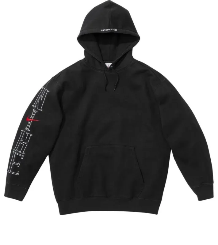 Supreme x Nike Hooded Sweatshirt 'Black' SUP-SS24-164 sold by KicksCrew