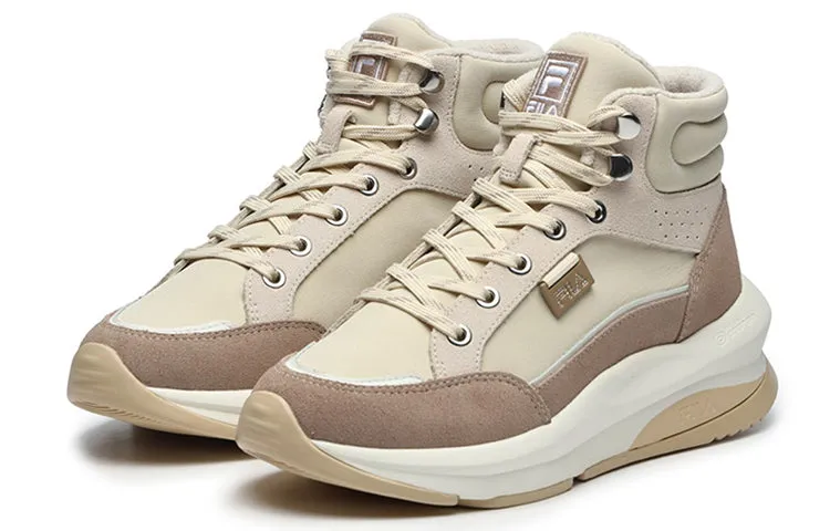 (WMNS) FILA Casual Boots 'Cream White Pink' F12W144405FAL sold by KicksCrew product image thumbnail 2