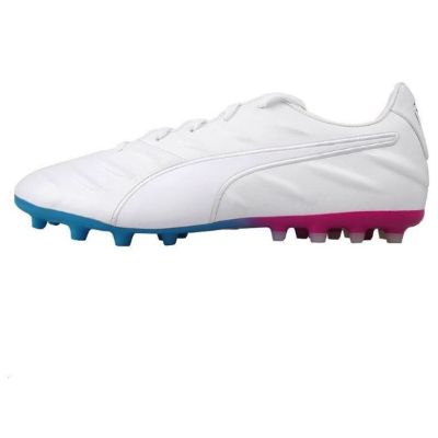 PUMA King Pro 21 MG 'White Blue Pink' 106598-07 sold by KicksCrew