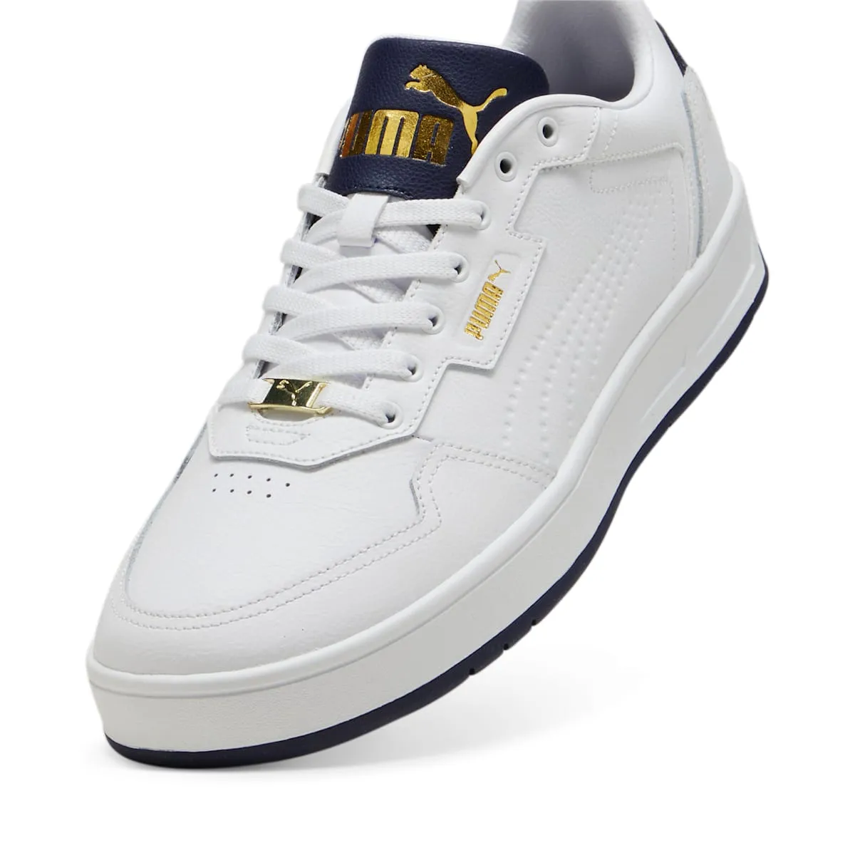 PUMA Court Classic Lux 'White Navy Gold' 395019-04 sold by KicksCrew product image thumbnail 5