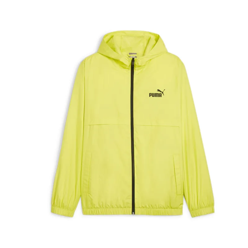 PUMA  Essentials Solid Windbreaker Jacket 'Neon Yellow' 847484-38 sold by KicksCrew