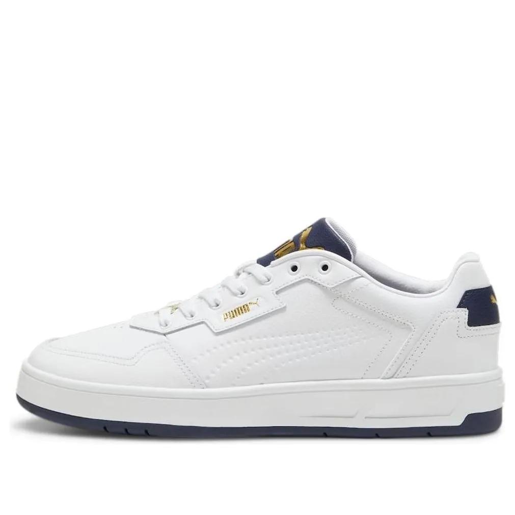 PUMA Court Classic Lux 'White Navy Gold' 395019-04 sold by KicksCrew
