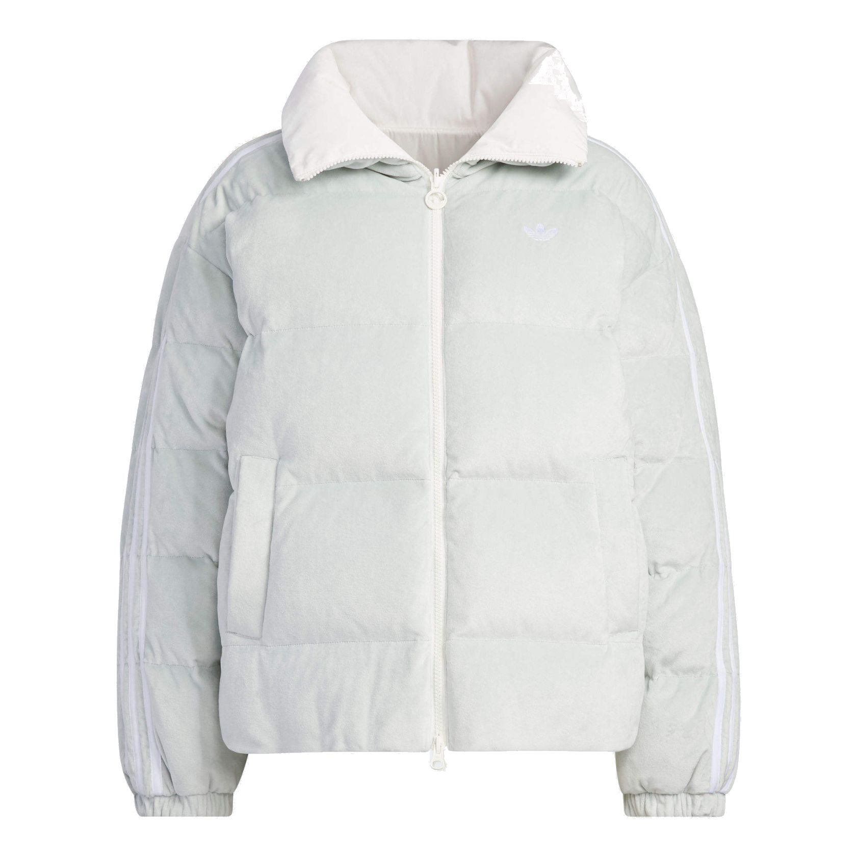 (WMNS) adidas originals Reversible Down Jacket 'Wonder Silver' IU4835 sold by KicksCrew product image thumbnail 2