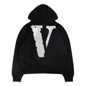VLONE Staple 3M V Logo Hoodie 'Black White' VLHD20002 sold by KicksCrew
