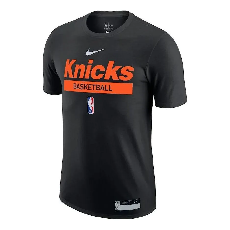 Nike x NBA Knicks On Court 22-23 Dri-FIT T-Shirt 'Black' DR6478-010 sold by KicksCrew