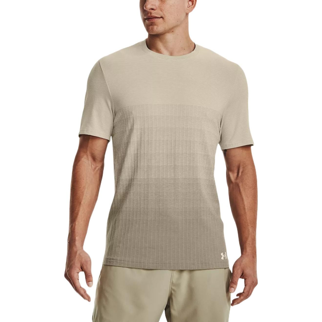 Under Armour Seamless Lux Short Sleeve T-shirt 'Beige' 1370442-279 sold by KicksCrew product image thumbnail 4