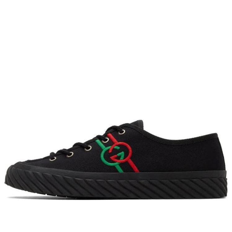 Gucci Tortuga Logo Sneaker 'Black' 703032-9ARZ0-1000 sold by KicksCrew