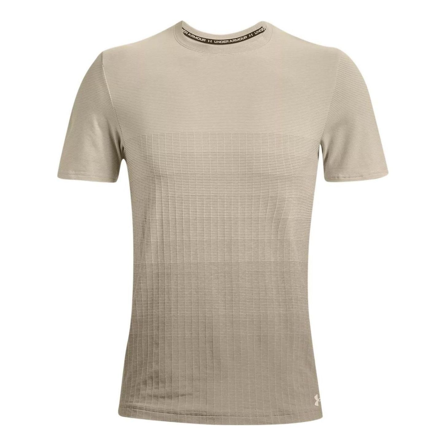 Under Armour Seamless Lux Short Sleeve T-shirt 'Beige' 1370442-279 sold by KicksCrew