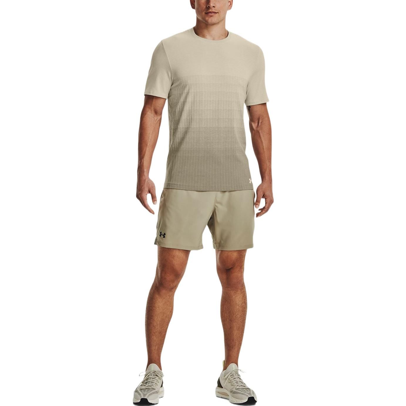 Under Armour Seamless Lux Short Sleeve T-shirt 'Beige' 1370442-279 sold by KicksCrew product image thumbnail 3