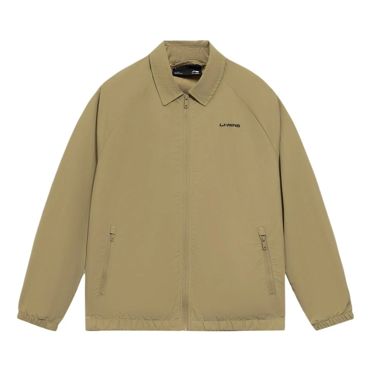 Li-Ning Graphic Jacket 'Khaki' AJDS853-3 sold by KicksCrew