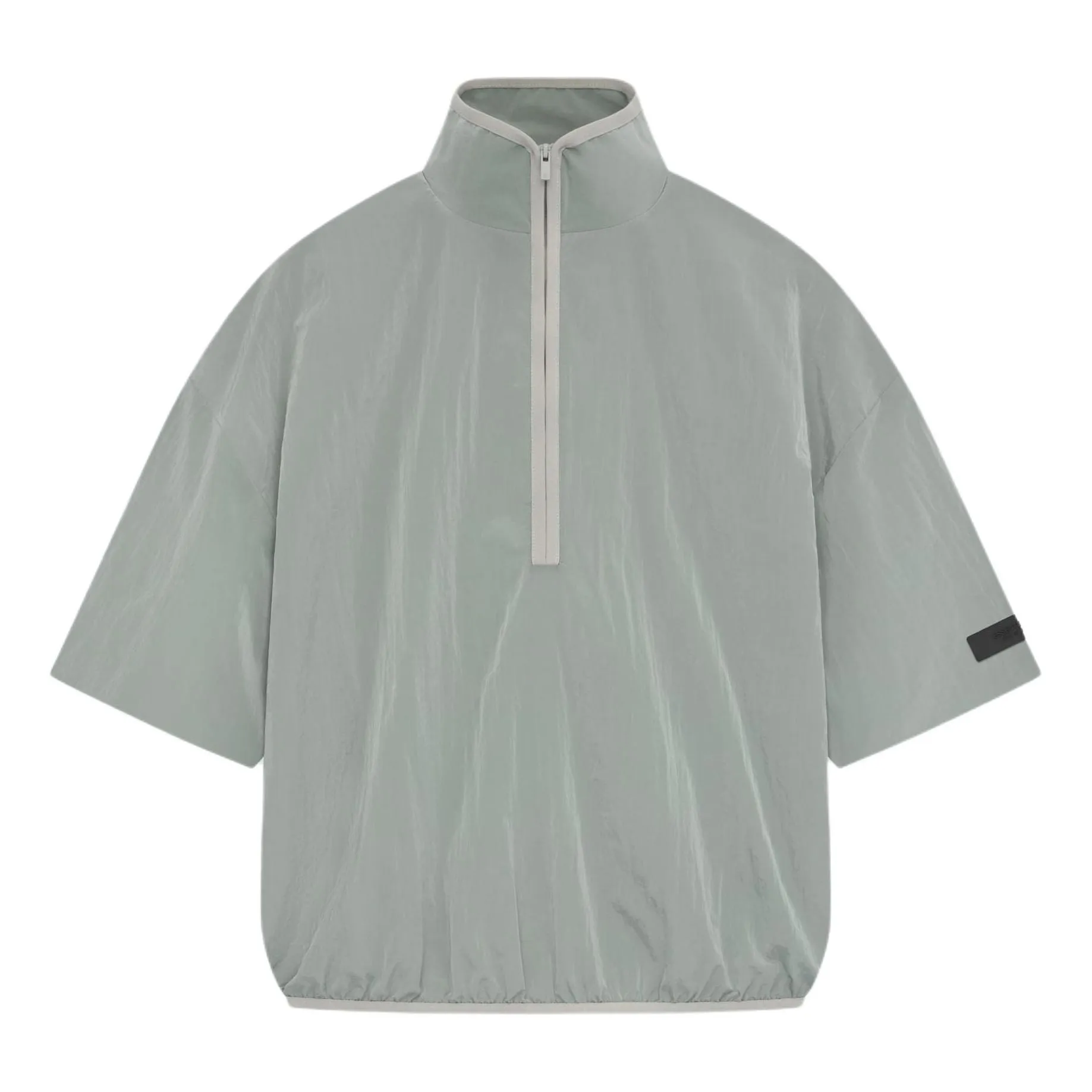 Fear of God Essentials SS234 Half Zip Mockneck Shirt 'Seal' 186SP244055F sold by KicksCrew