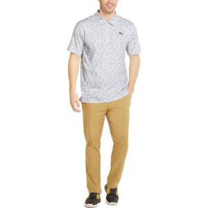 Puma Mattr Beach Trip Polo Shirt 'Grey' 535444-01 sold by KicksCrew