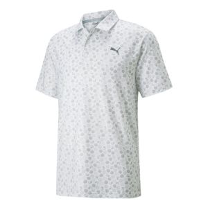 Puma Mattr Beach Trip Polo Shirt 'Grey' 535444-01 sold by KicksCrew