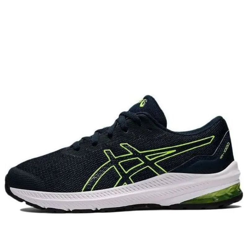 (GS) ASICS GT-1000 11 'French Blue Hazard Green' 1014A237-402 sold by KicksCrew